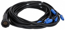 RCF AC Power Cable 6X TTL55 мульти-кабель питания