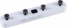 Mooer GWF4 WH  беспроводной футсвитч для гитар GTRS, 4 кнопки, цвет белый