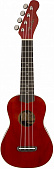 Fender Ukulele Venice Cherry укулеле сопрано, цвет вишневый
