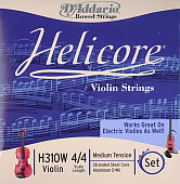 D'Addario H310W 4 / 4M helicore violin set medium 4 / 4